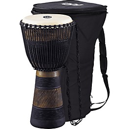 Open Box MEINL Earth Rhythm Series Original African-Style Rope-Tuned Wood Djembe with Bag Level 1 Large