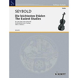 Schott Easiest Violin Etudes Vol. 2 Schott Series
