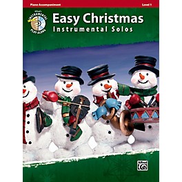 Alfred Easy Christmas Instrumental Solos Level 1 Piano Acc. Book & CD