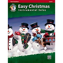 Alfred Easy Christmas Instrumental Solos Level 1 Tenor Sax Book & CD
