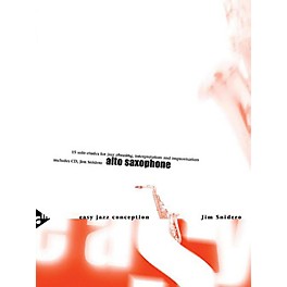 ADVANCE MUSIC Easy Jazz Conception: Alto Saxophone Book & CD (English/German Edition)