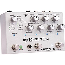 Open Box Empress Effects Echosystem Dual Delay Effects Pedal