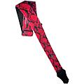 Get'm Get'm Electric Snake Guitar Strap Red 2 in.