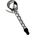 Get'm Get'm Electric Snake Guitar Strap White 2 in.