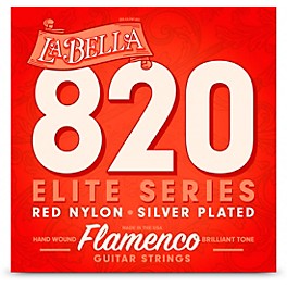 La Bella Elite Series Flamenco Guitar Strings - Red Nylon