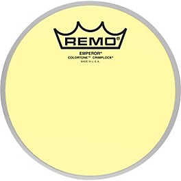 Remo Emperor Colortone Crimplock Yellow Tenor Drum Head