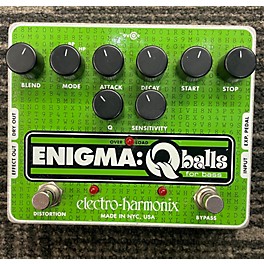 Used Electro-Harmonix Enigma Qballs Bass Envelope Filter Bass Effect Pedal