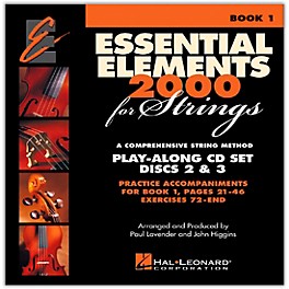 Hal Leonard Essential Elements For Strings Play Along CD Set (Book 1, Disc 2 and 3 )