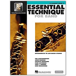 Hal Leonard Essential Technique for Band - Bb Clarinet 3 Book/Online Audio