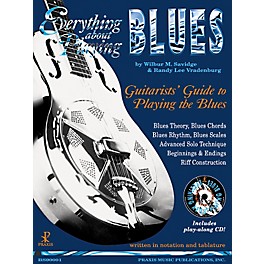 Music Sales Everything About Playing Blues (Book/CD)