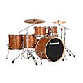 Ludwig Evolution 6-Piece Drum Set With 22" Bass Drum and Zildjian I Series Cymbals Cherry