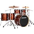 Ludwig Evolution 6-Piece Drum Set With 22" Bass Drum and Zildjian I Series Cymbals Copper