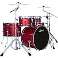 Ludwig Evolution 6-Piece Drum Set With Paiste Cymbals - Crimson Sparkle