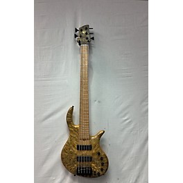Used Elrick Evolution Gold V Electric Bass Guitar