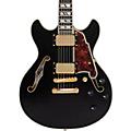 D'Angelico Excel Mini DC Semi-Hollow Electric Guitar Solid Black