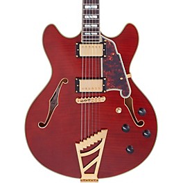 D'Angelico Excel Series DC Semi-Hollow Electric Guitar With USA Seymour Duncan Humbuckers and Stairstep Tailpiece