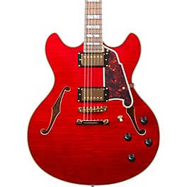 Blemished D'Angelico Excel Series DC Semi-Hollow Electric Guitar With Stopbar Tailpiece