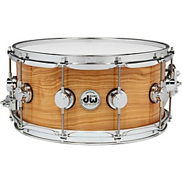 DW Exotic Figured Olive Ash Lacquer Snare
