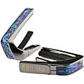 Thalia Exotic Series Black Chrome Guitar Capo Blue Abalone