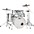 Pearl Export New Fusion 5-Piece Drum Set With Hardware Mirror Chrome