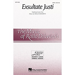 Hal Leonard Exsultate Justi 2-Part composed by Rollo Dilworth