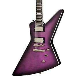 Open Box Epiphone Extura Prophecy Electric Guitar Level 1 Purple Tiger Aged Gloss