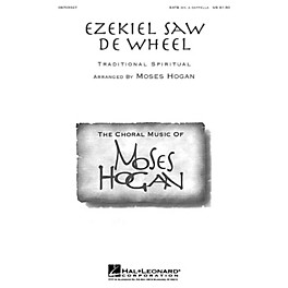 Hal Leonard Ezekiel Saw de Wheel (SATB divisi) SATB DV A Cappella arranged by Moses Hogan