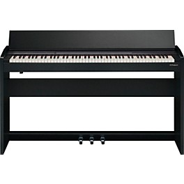 Open Box Roland F-140R Digital Console Home Piano Level 1 Charcoal Black