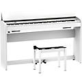 Roland F701 Digital Console Home Piano - White