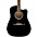 Fender FA-125CE Dreadnought Acoustic-Electric Guitar Black