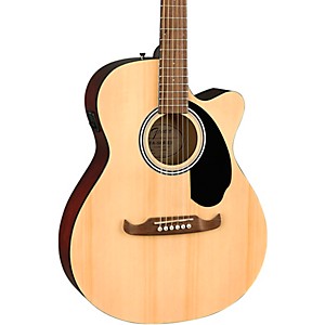 Fender FA-135CE Concert Acoustic-Electric Guitar Natural 