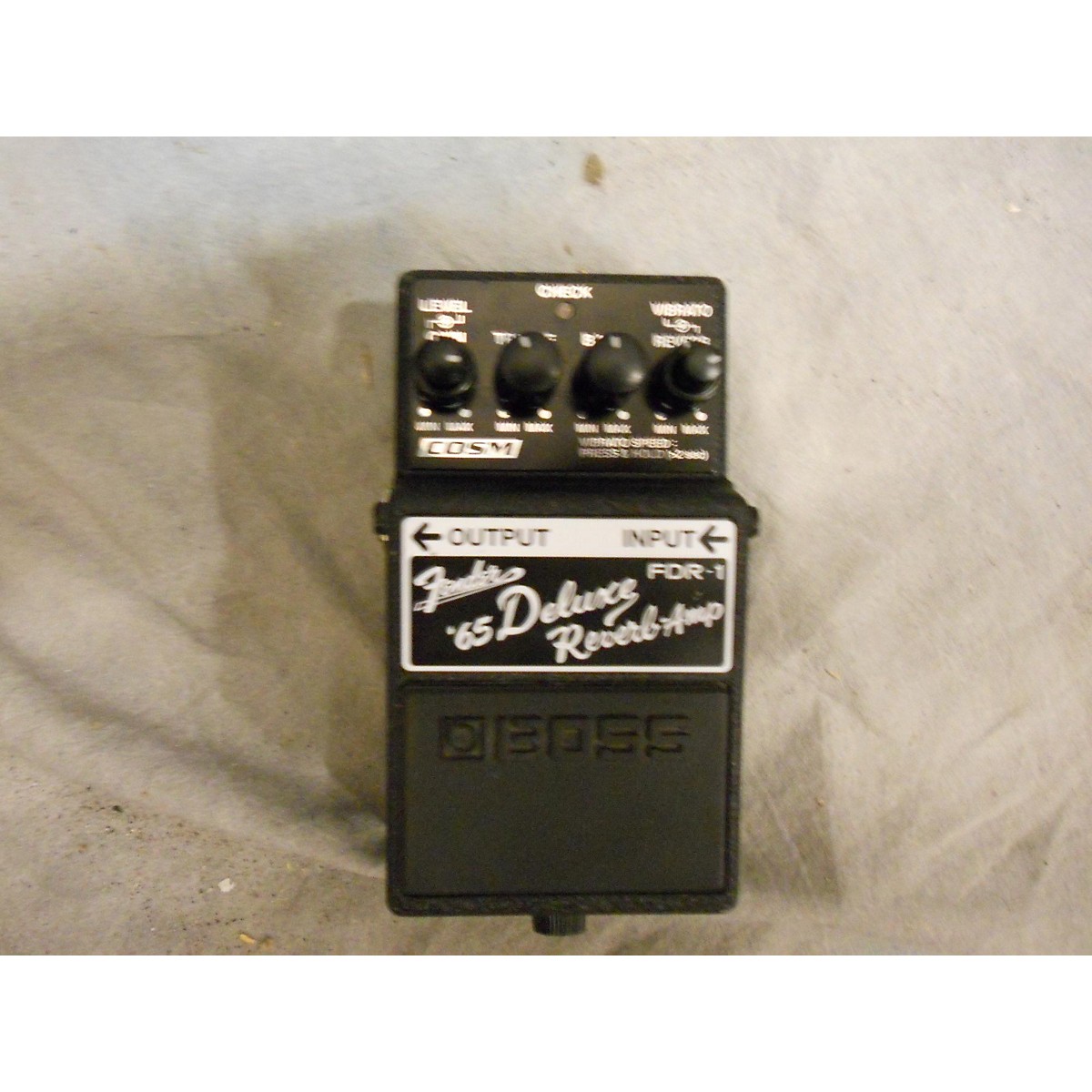 Used Boss FDR1 Fender 65 Deluxe Reverb Effect Pedal Guitar Center