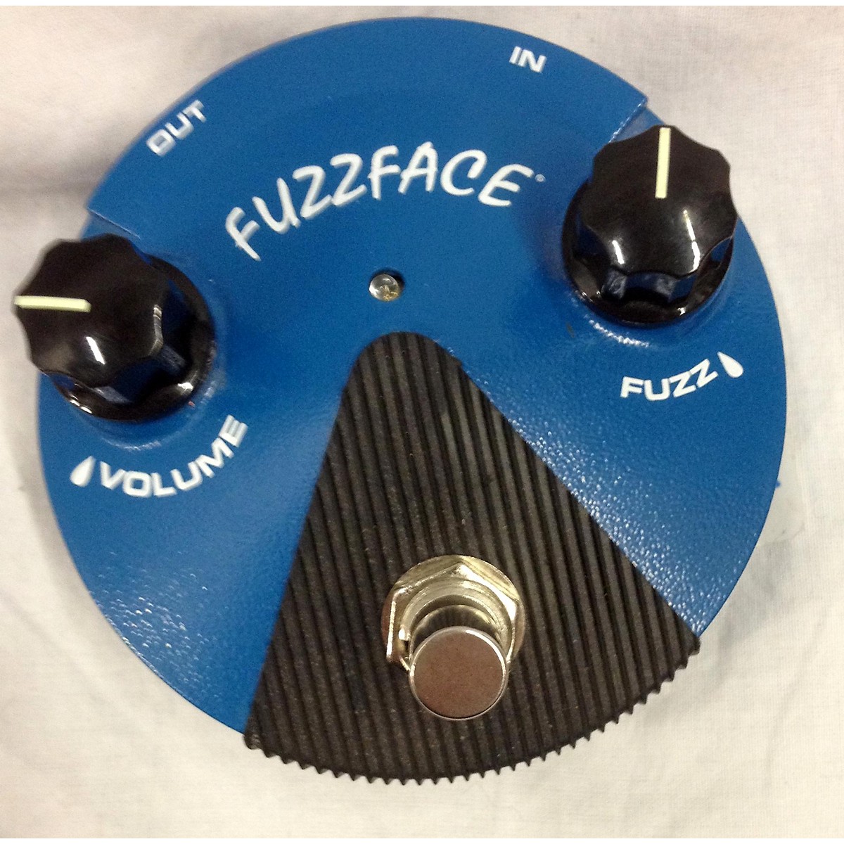 Used Dunlop FFM1 Silicon Fuzz Face Mini Blue Effect Pedal Guitar Center