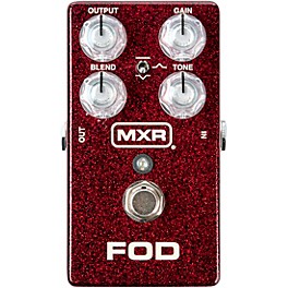 Open Box MXR FOD Drive Level 1 Deep Red Sparkle