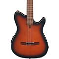 Ibanez FRH10N Nylon-String Acoustic-Electric Guitar - Brown Sunburst Flat