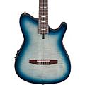 Ibanez FRH20FMN Flamed Maple Top Nylon-String Acoustic-Electric Guitar Cosmic Blue Sunburst