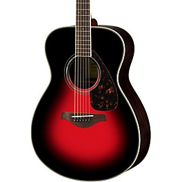 Blemished Yamaha FS830 Small Body Acoustic Guitar Level 2 Dusk Sun Red 197881145033
