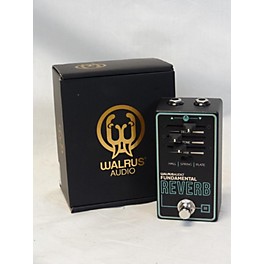 Used Walrus Audio FUNDAMENTAL SERIES REVERB Effect Pedal