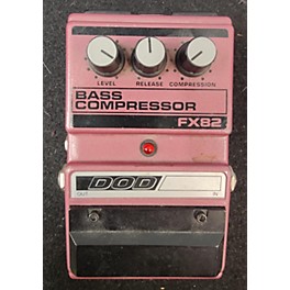 Used DOD FX82 Bass Compressor Bass Effect Pedal