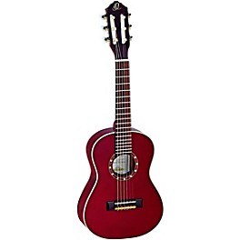 Blemished Ortega Family Series R121-1/4WR 1/4 Size Classical Guitar Level 2 Transparent Wine Red, 0.25 197881081829