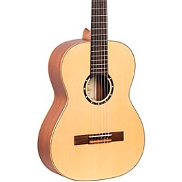 Ortega Family Series R121 7/8 Size Left-Handed Nylon-String Classical Guitar