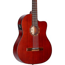 Ortega Family Series RCE125MMSN Thinline Acoustic-Electric Nylon Guitar