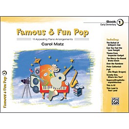 Alfred Famous & Fun Pop Book 1 Piano