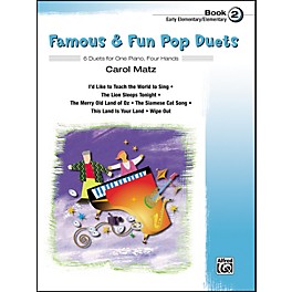Alfred Famous & Fun Pop Duets Book 2