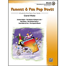 Alfred Famous & Fun Pop Duets Book 3