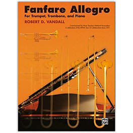 Alfred Fanfare Allegro Trumpet, Trombone & Piano Intermediate