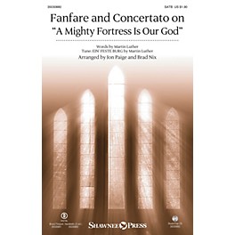 Shawnee Press Fanfare and Concertato on A Mighty Fortress Is Our God SATB/CONGREGATION arranged by Jon Paige
