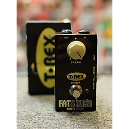 Used T-Rex Engineering Fat Shuga Boost With Reverb Effect Pedal