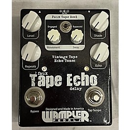 Used Wampler Faux Tape Echo Delay Effect Pedal