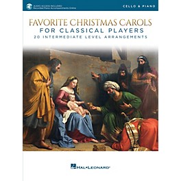 Hal Leonard Favorite Christmas Carols for Classical Players - Cello and Piano Book/Audio Online